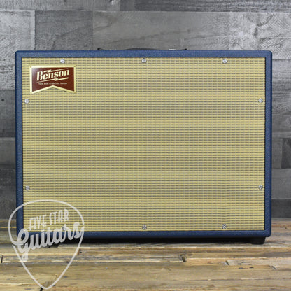 Benson Amps Monarch Reverb Plus 1 x 12 Combo - Blue Tolex Wheat Grille
