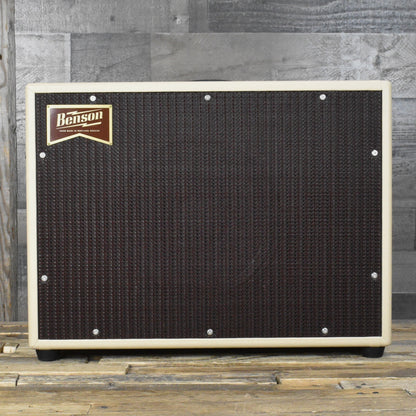 Benson Amps Monarch Reverb Plus 1 x 12-inch Tube Combo Amplifier - Blonde Tolex/Oxblood Grille