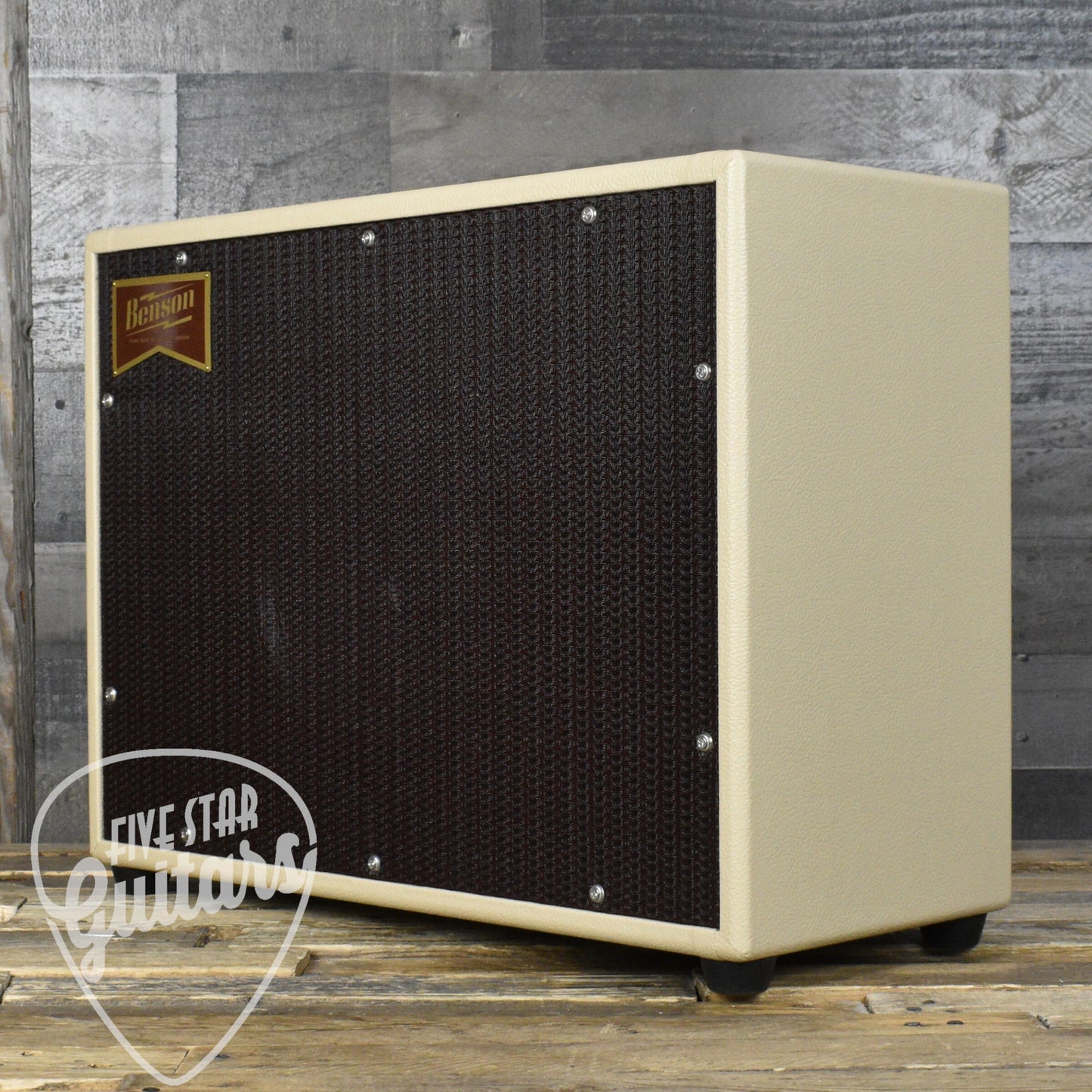 Benson Amps Monarch Reverb Plus 1 x 12-inch Tube Combo Amplifier - Blonde Tolex/Oxblood Grille