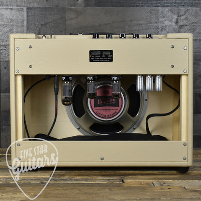 Benson Amps Monarch Reverb Plus 1 x 12-inch Tube Combo Amplifier - Blonde Tolex/Oxblood Grille