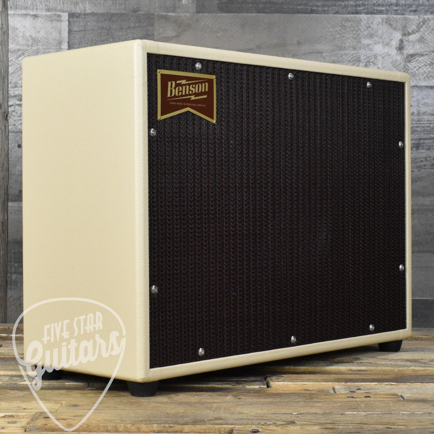 Benson Amps Monarch Reverb Plus 1 x 12-inch Tube Combo Amplifier - Blonde Tolex/Oxblood Grille