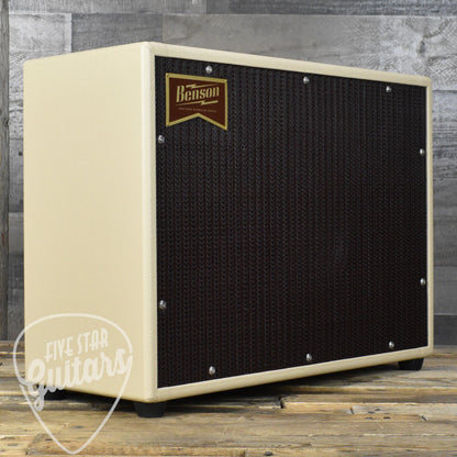 Benson Amps Monarch Reverb Plus 1 x 12-inch Tube Combo Amplifier - Blonde Tolex/Oxblood Grille