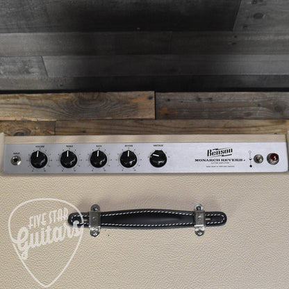Benson Amps Monarch Reverb Plus 1 x 12-inch Tube Combo Amplifier - Blonde Tolex/Oxblood Grille
