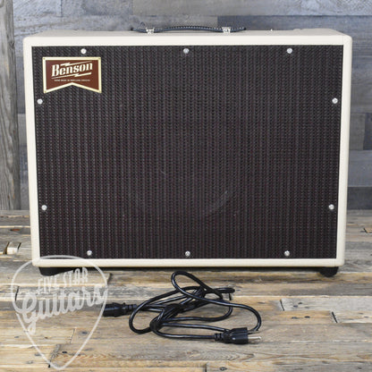 Benson Amps Monarch Reverb Plus 1 x 12-inch Tube Combo Amplifier - Blonde Tolex/Oxblood Grille
