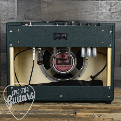 Benson Amps Earhart Reverb Plus - Green Tolex - Check Grill - Gold Piping
