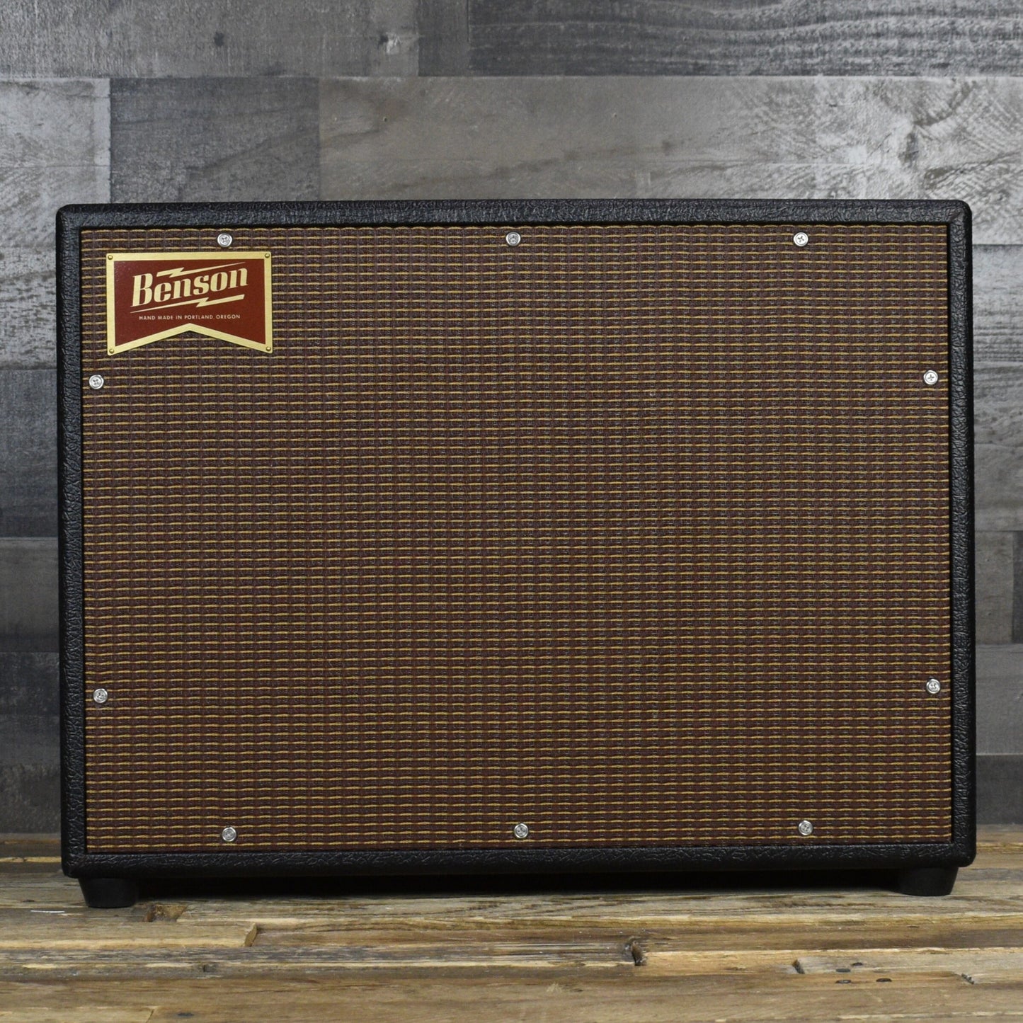 Benson Monarch Reverb Plus - Black Tolex - Oxblood Grill Cloth