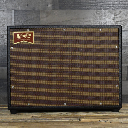 Benson Monarch Reverb Plus - Black Tolex - Oxblood Grill Cloth