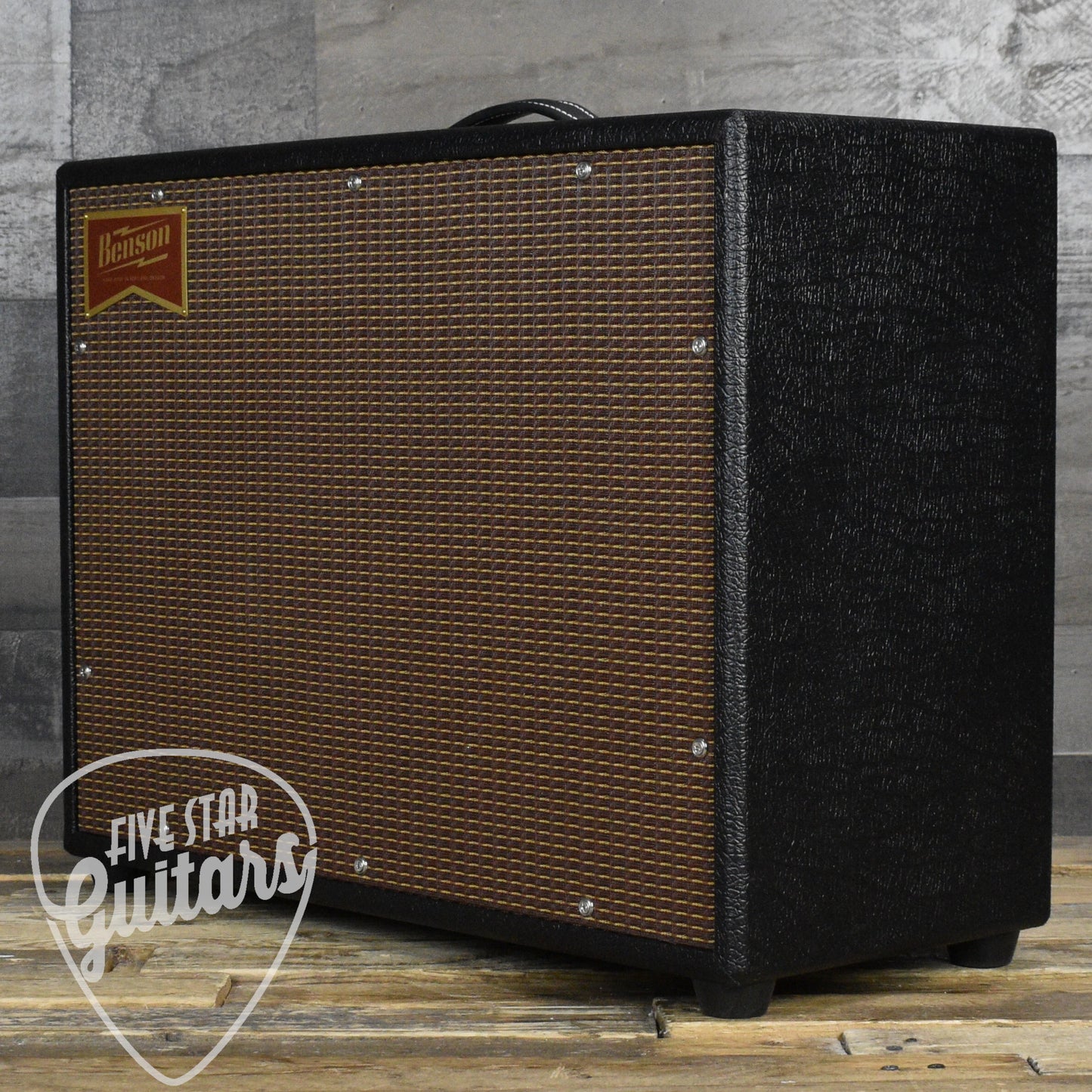 Benson Monarch Reverb Plus - Black Tolex - Oxblood Grill Cloth