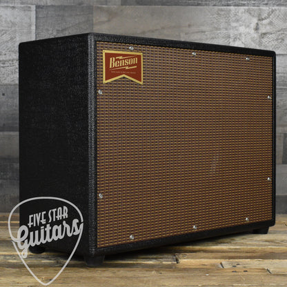 Benson Monarch Reverb Plus - Black Tolex - Oxblood Grill Cloth