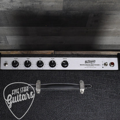Benson Monarch Reverb Plus - Black Tolex - Oxblood Grill Cloth