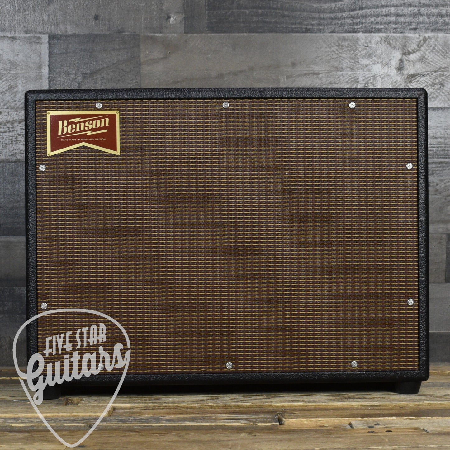 Benson Monarch Reverb Plus - Black Tolex - Oxblood Grill Cloth