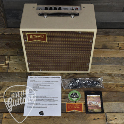 Benson Nathan Junior Combo - Blonde Tolex - Oxblood Grill Cloth