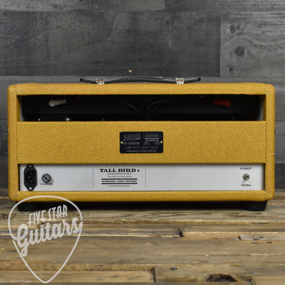 Benson Tall Bird Plus Tube Reverb and Tremolo Unit - Aged Tweed/Oxblood Grill