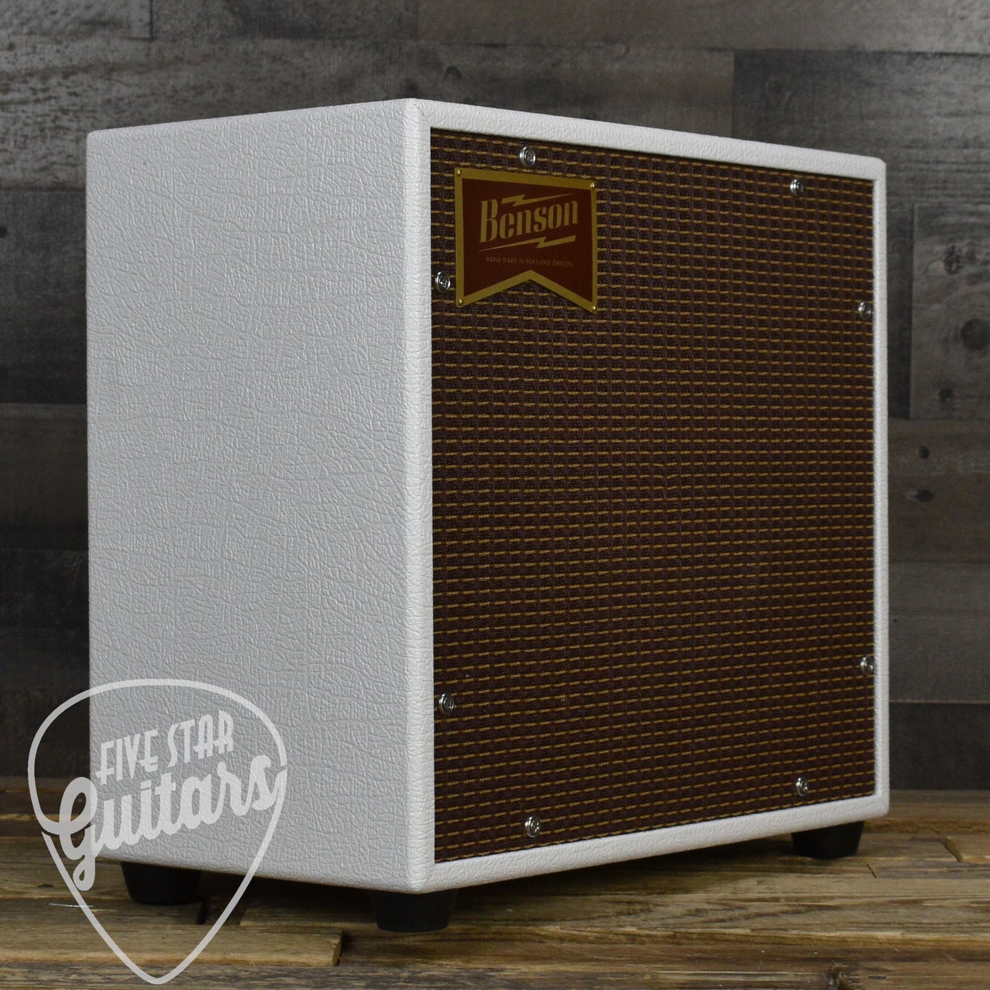 Benson Amps Vinny Reverb Combo - White Tolex - Oxblood Grill Cloth