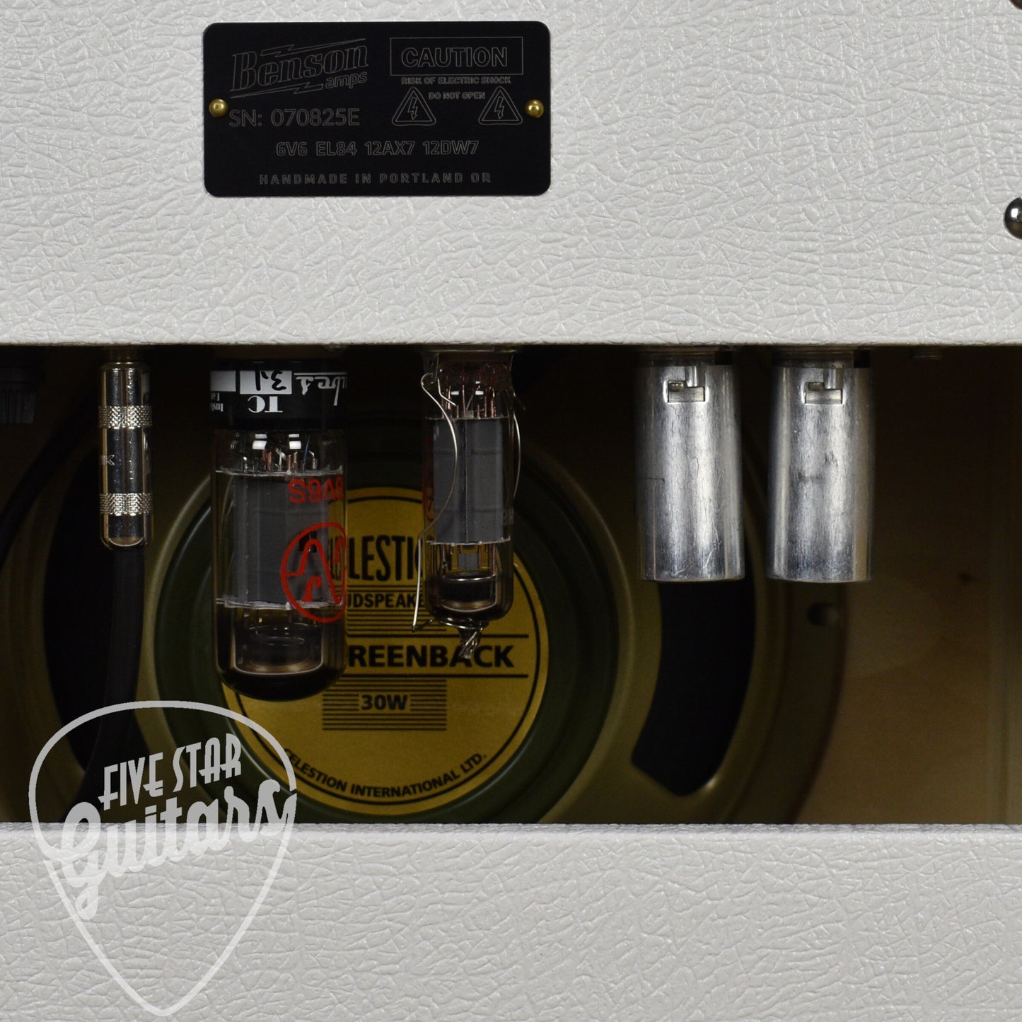 Benson Amps Vinny Reverb Combo - White Tolex - Oxblood Grill Cloth