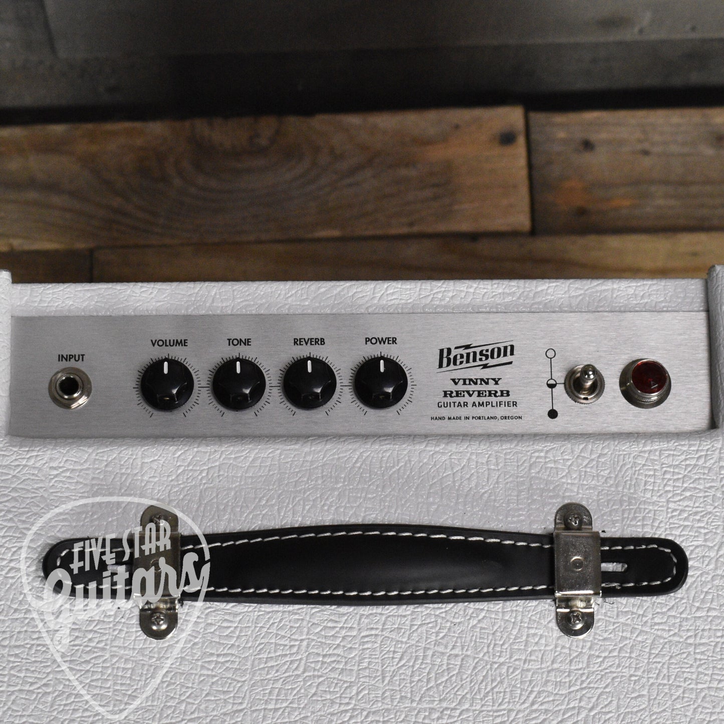 Benson Amps Vinny Reverb Combo - White Tolex - Oxblood Grill Cloth
