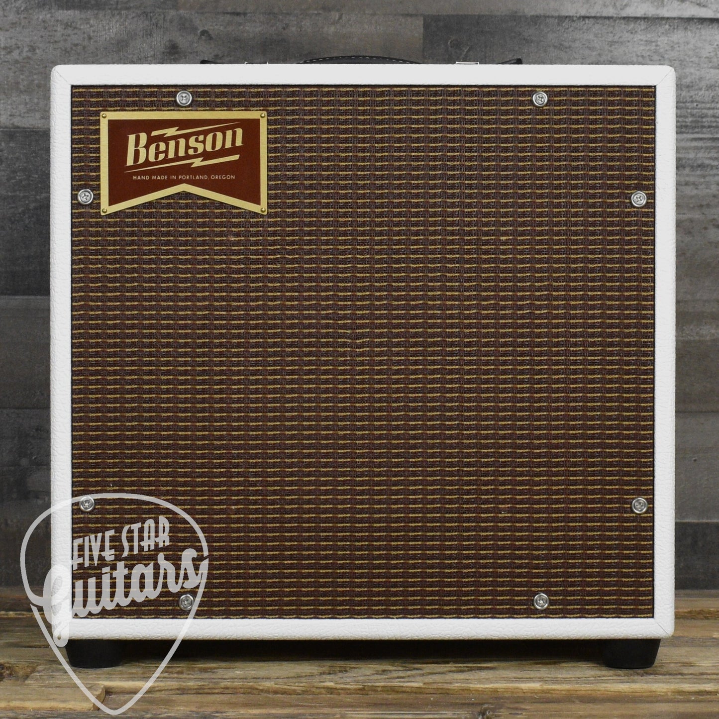 Benson Amps Vinny Reverb Combo - White Tolex - Oxblood Grill Cloth