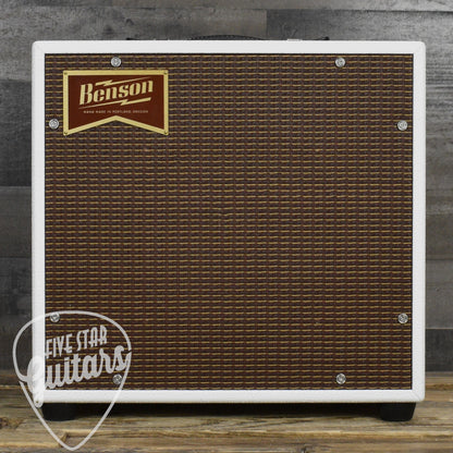 Benson Amps Vinny Reverb Combo - White Tolex - Oxblood Grill Cloth