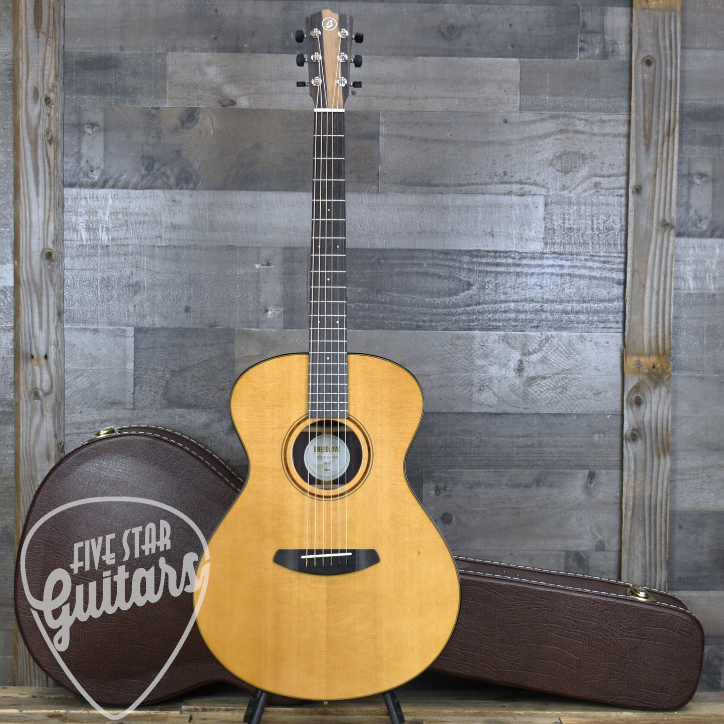 Breedlove Roots Concert SRe - Natural with Hardshell Case