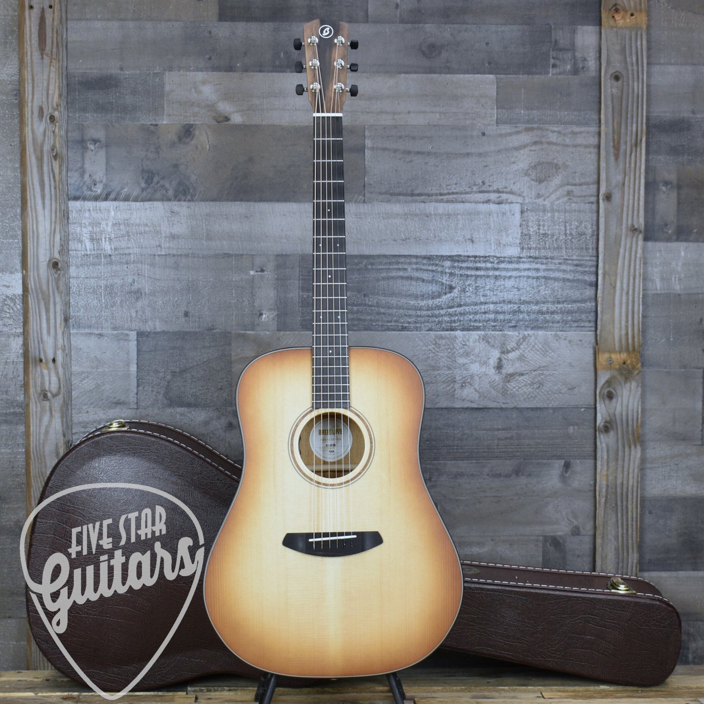 Breedlove Roots Dreadnought SMe - Edgeburst with Hardshell Case