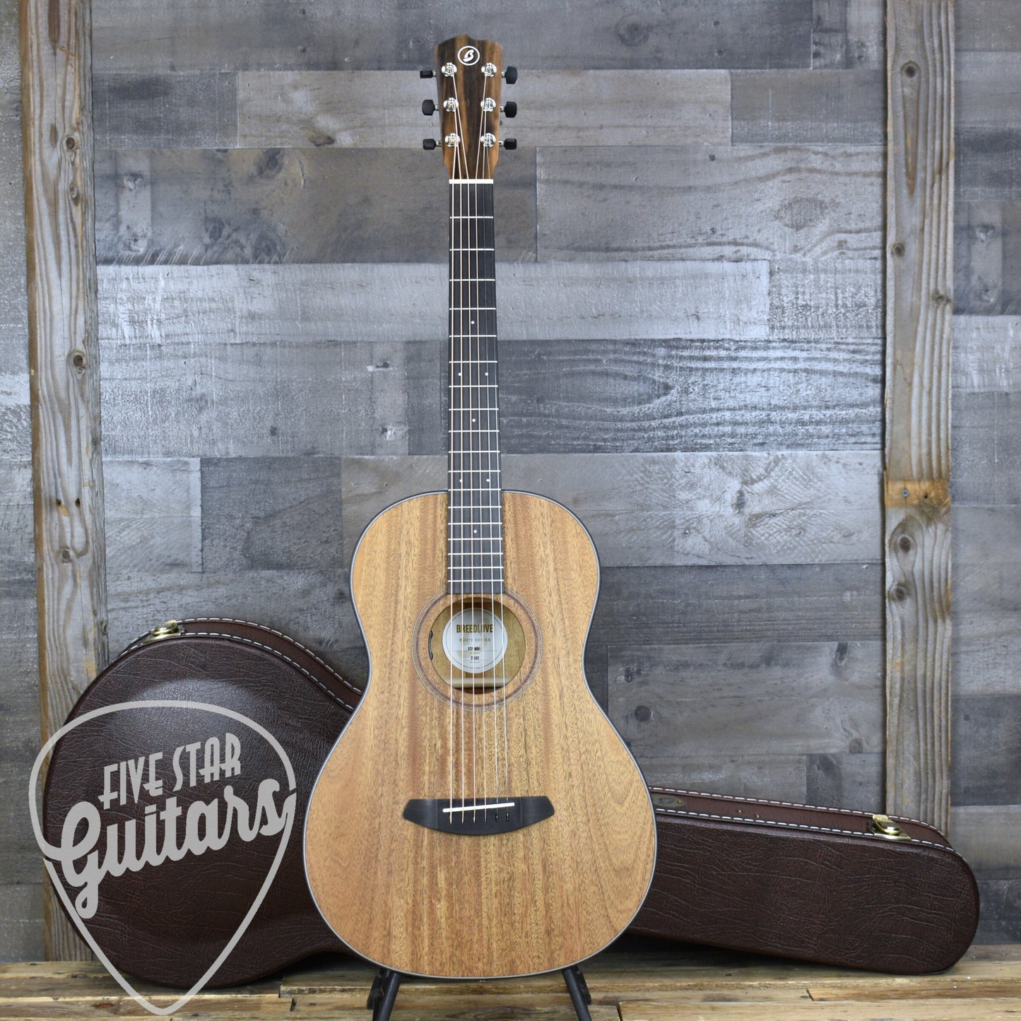 Breedlove Roots Parlor - All Mahogany with Hardshell Case