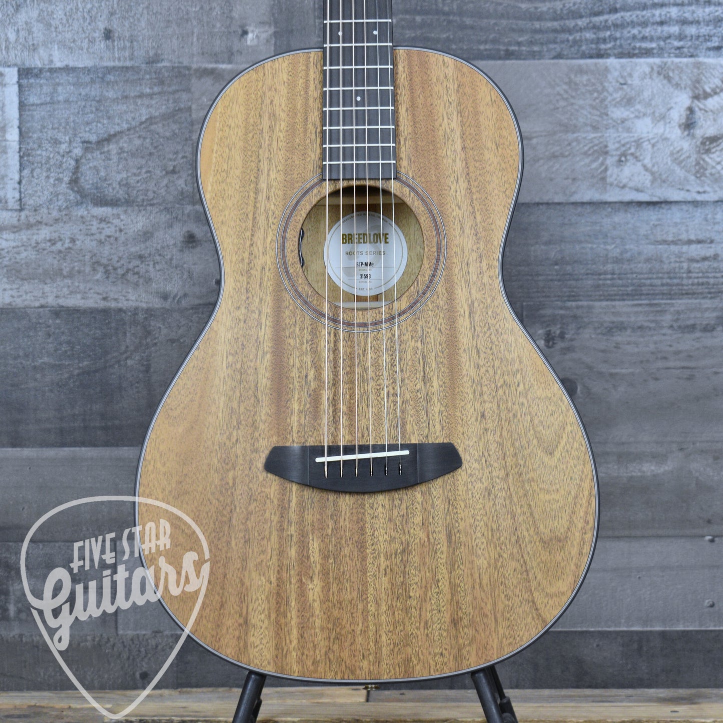 Breedlove Roots Parlor - All Mahogany with Hardshell Case