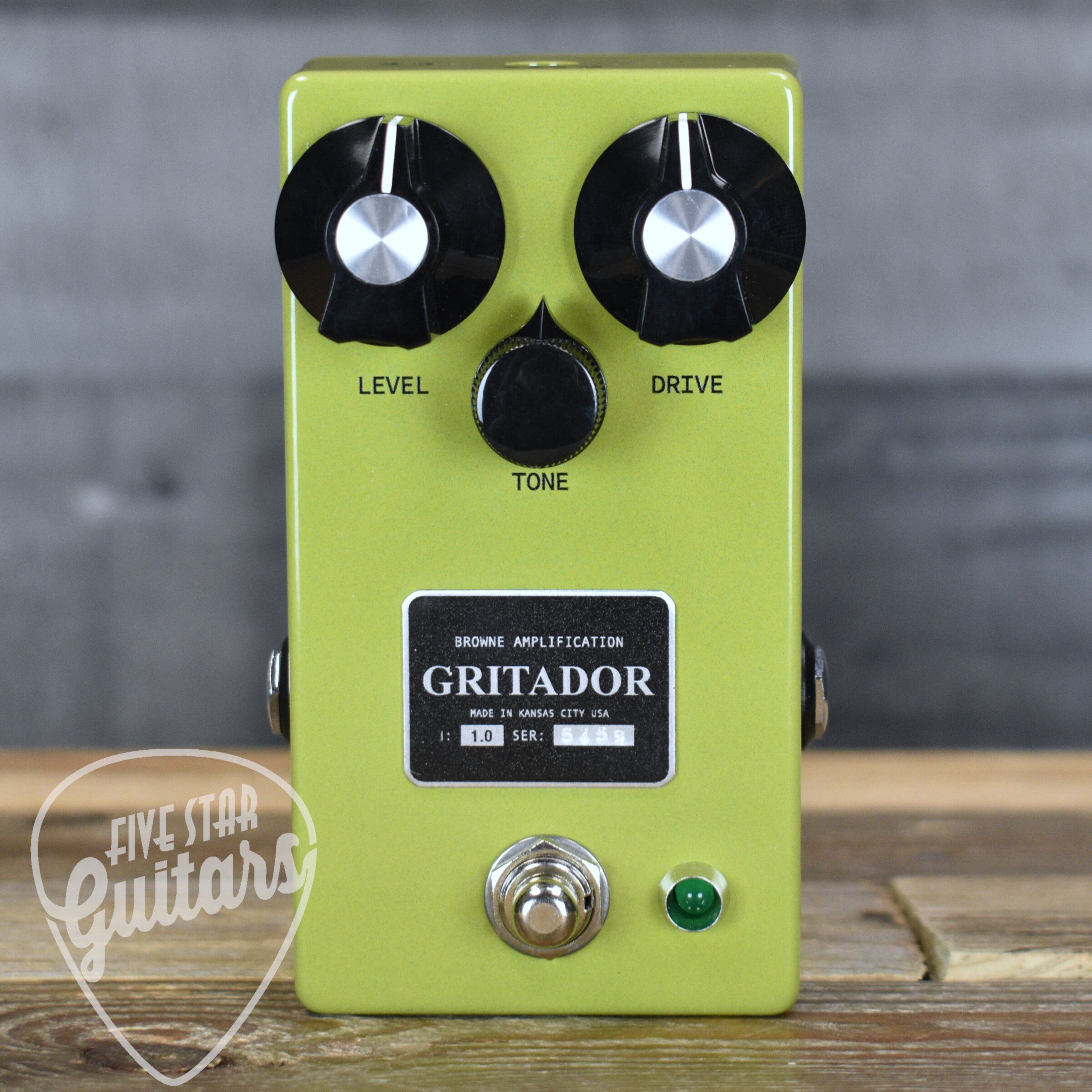 Browne Amplification THE GRITADOR 本体 Browne Amplification Gritador Overdrive Pedal – Five Star Guitars