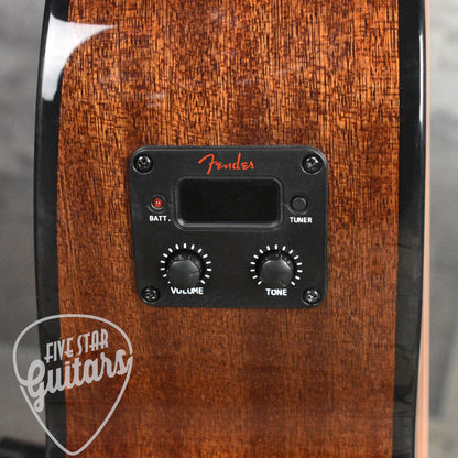 Fender California Standard Monterey E Spruce Top Black Pickguard - 3-Color Sunburst