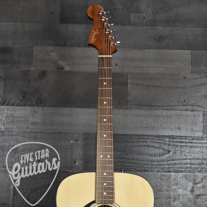 Fender California Standard Redondo Left-Handed Spruce Top Black Pickguard - Natural