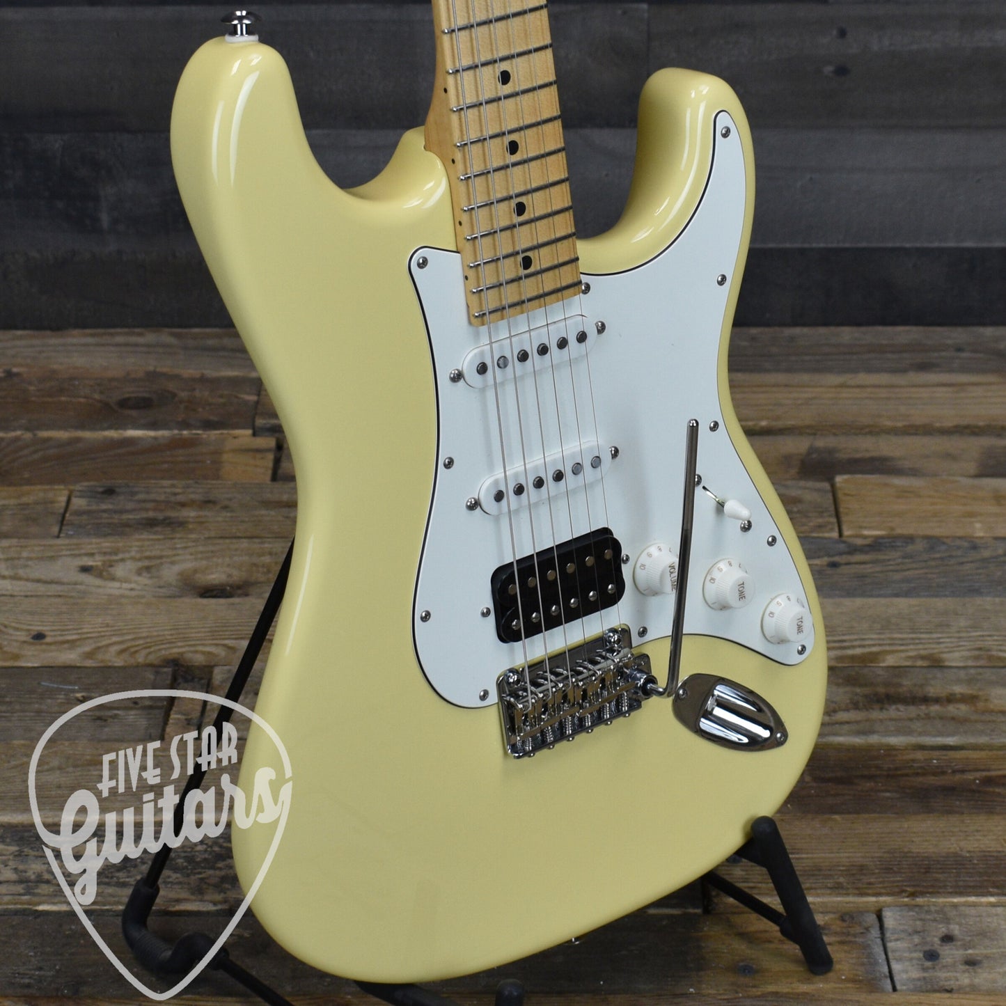 Certified Pre-Owned Suhr Classic S HSS - Vintage Yellow with Gig Bag
