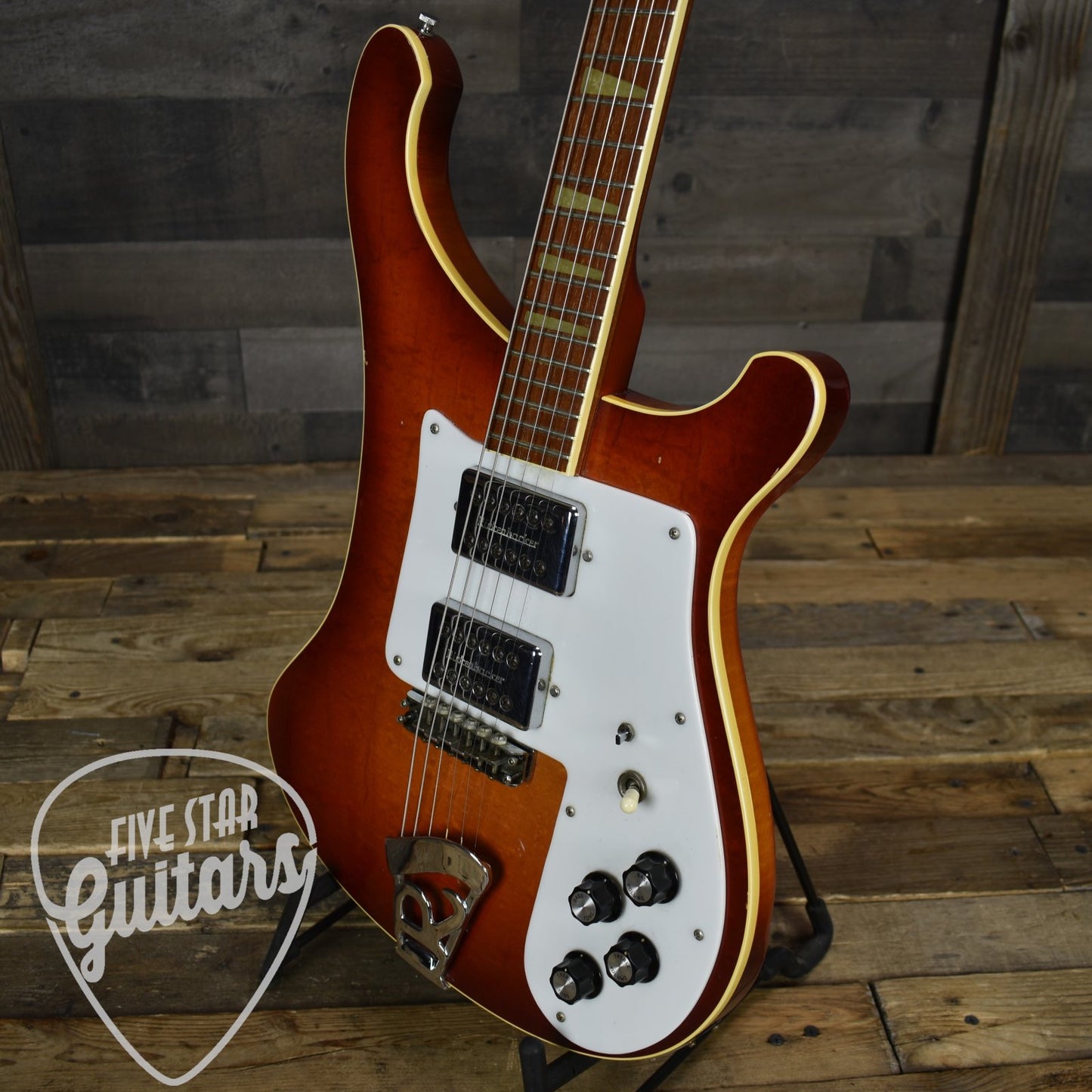 Pre-Owned 1982 Rickenbacker 481 Slant Fret - Fireglo with Hard Shell Case