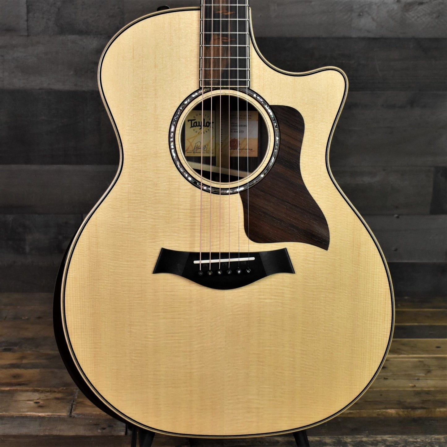 Taylor 814ce LTD Five Star Select - Natural with Hard Shell Case SN: 3060