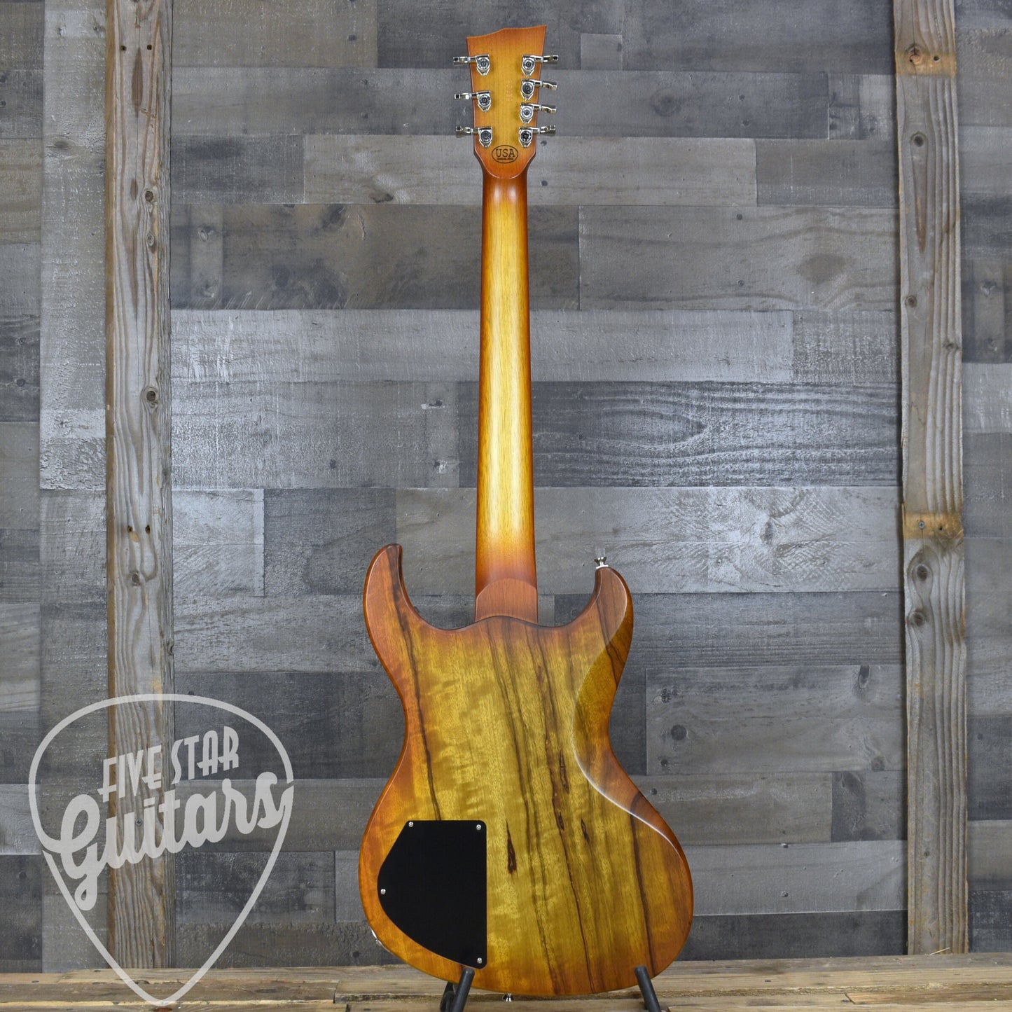 Dunable Gnarwhal 7 - Amber to Brown Burst with Hardshell Case