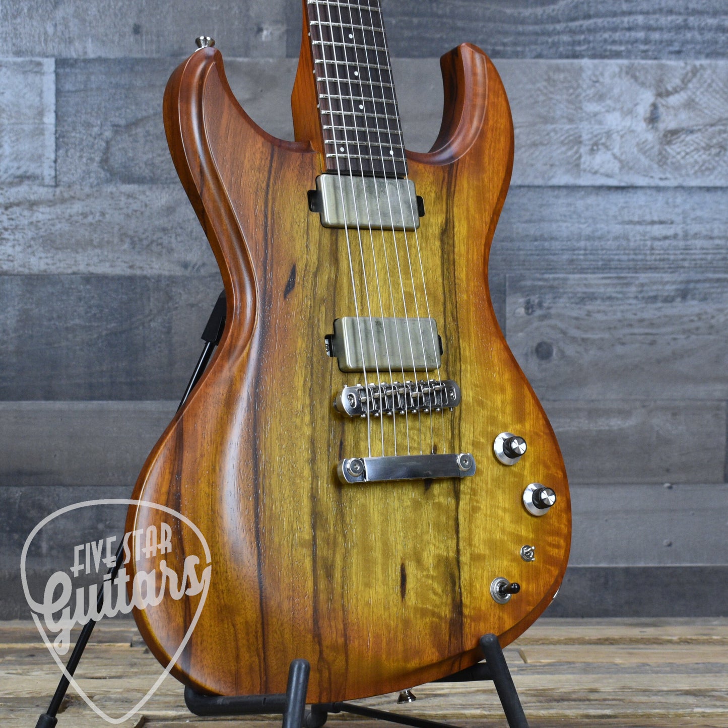 Dunable Gnarwhal 7 - Amber to Brown Burst with Hardshell Case