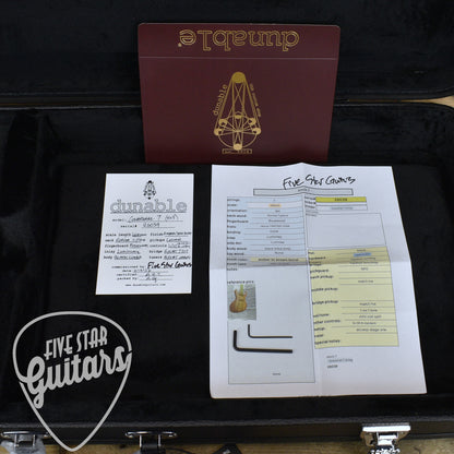 Dunable Gnarwhal 7 - Amber to Brown Burst with Hardshell Case