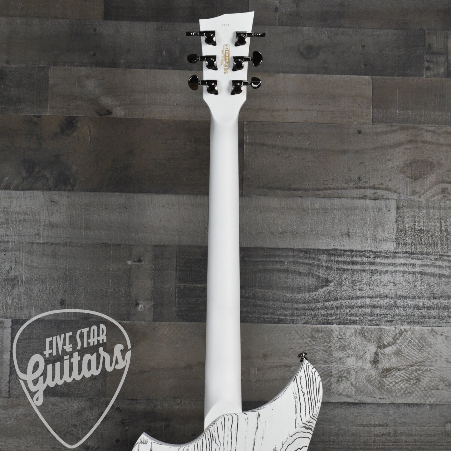 Dunable Yeti DE Swamp Ash - Matte White with Gigbag