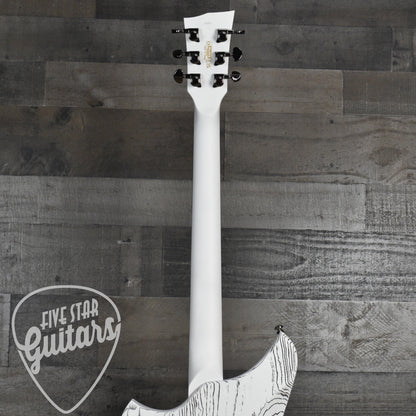 Dunable Yeti DE Swamp Ash - Matte White with Gigbag