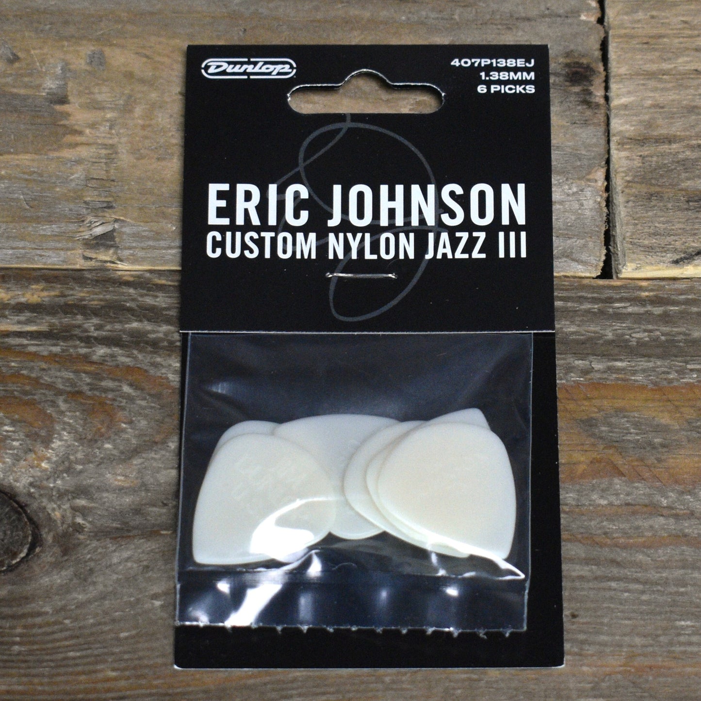 Dunlop Eric Johnson Custom Nylon Jazz III Pick - 6-Pack