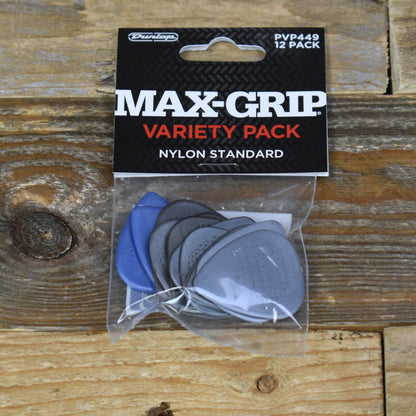 Dunlop Max-Grip Nylon Standard Pick Variety Pack