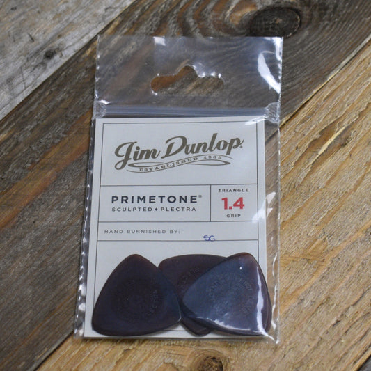 Dunlop Primetone Triangle Grip 1.4mm Guitar Picks - 3 pack - 512P1.4
