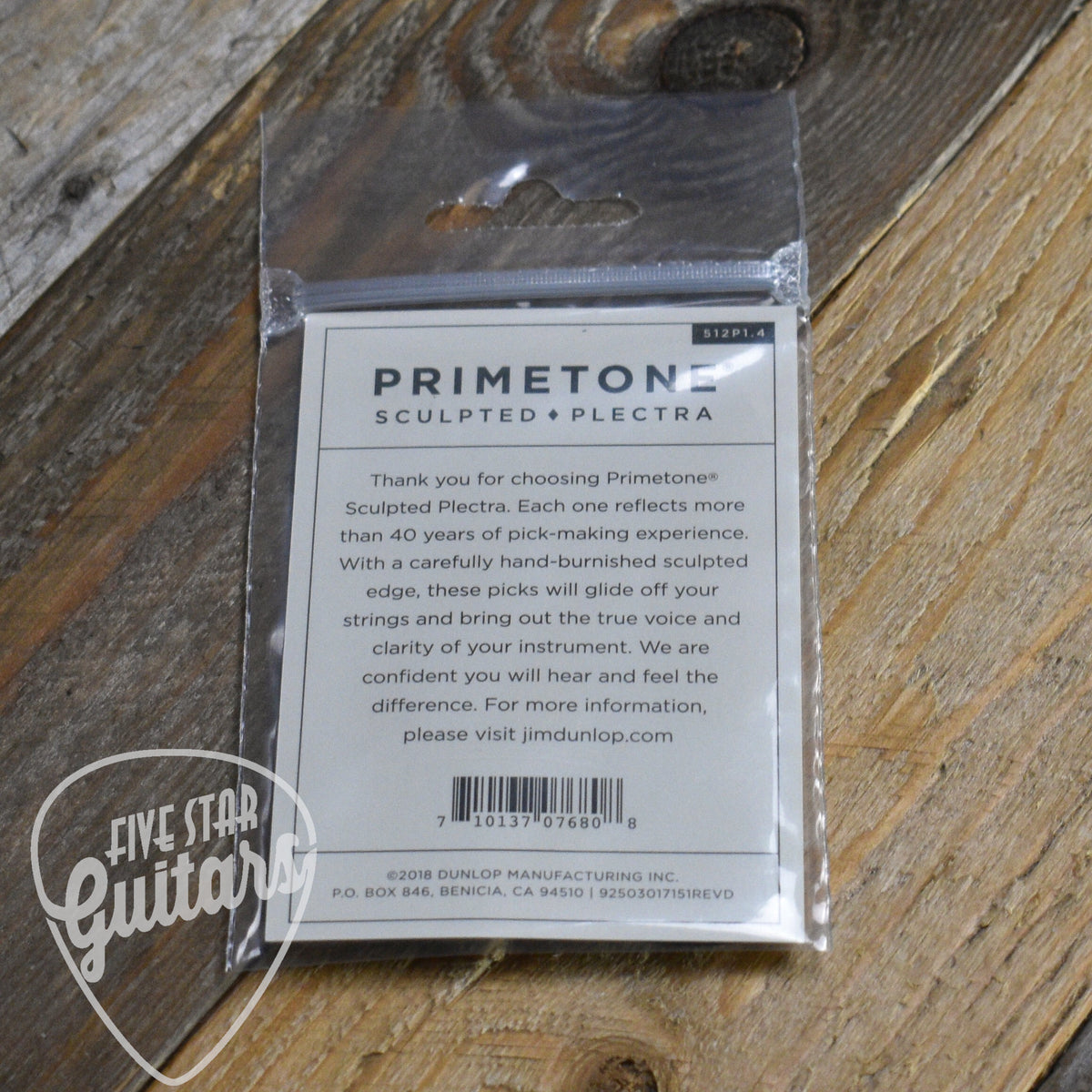Dunlop Primetone Triangle Grip 1.4mm Guitar Picks - 3 pack - 512P1.4