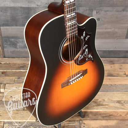 Gibson Hummingbird Studio EC - Tri-Burst Satin with Hard Shell Case