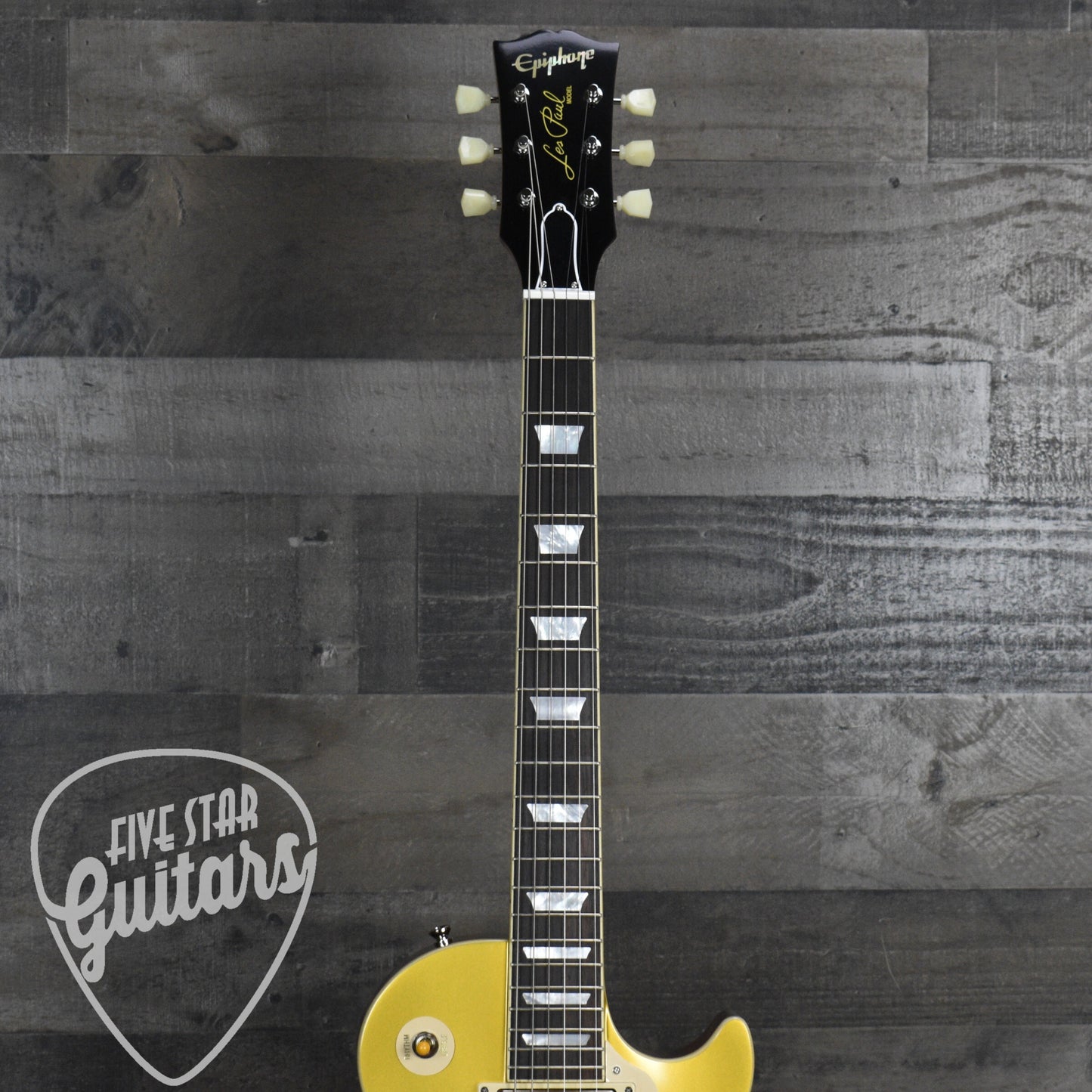 Epiphone 1957 Les Paul Goldtop Reissue - Double Gold - With Brown Hardshell Case