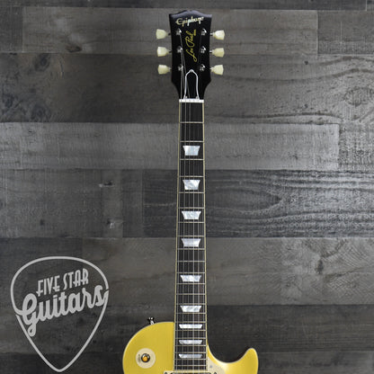 Epiphone 1957 Les Paul Goldtop Reissue - Double Gold - With Brown Hardshell Case