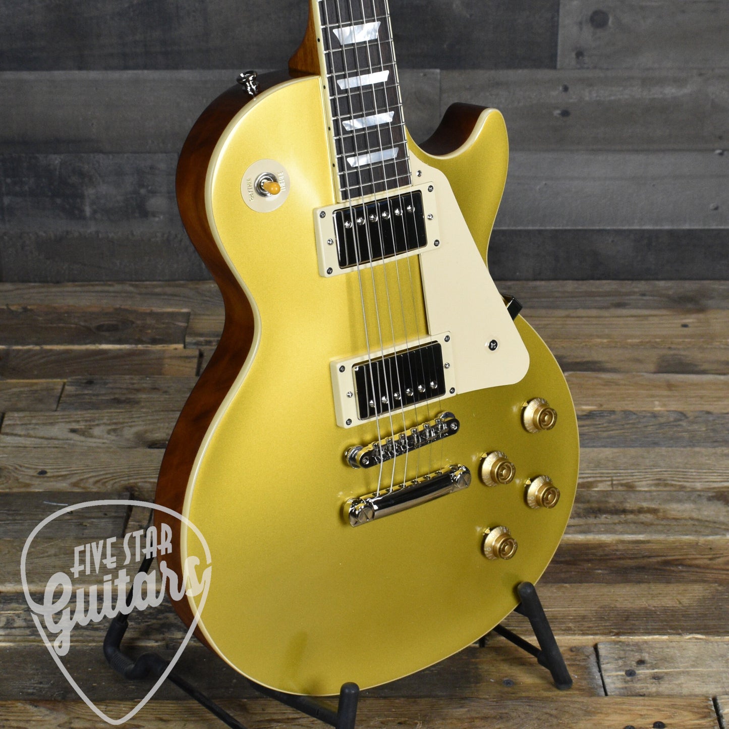 Epiphone 1957 Les Paul Goldtop Reissue - Double Gold - With Brown Hardshell Case