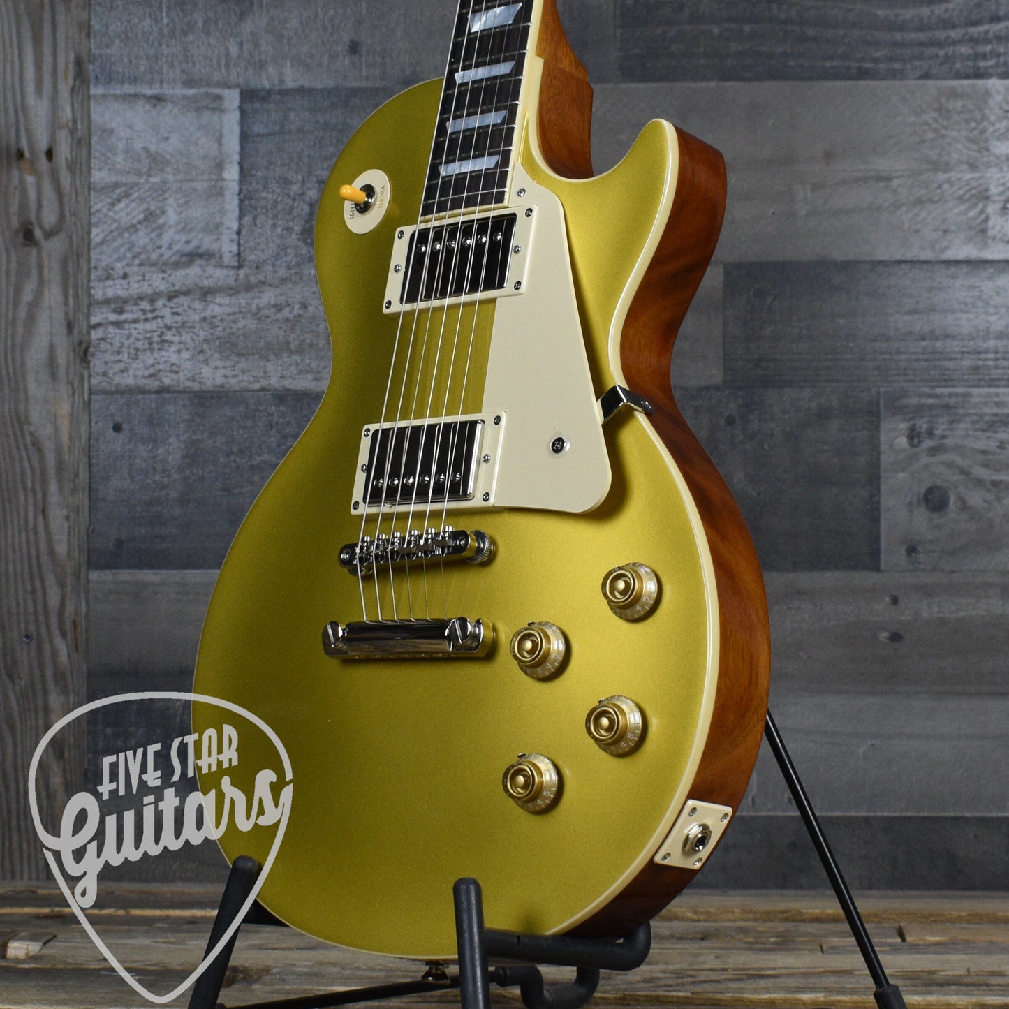 Epiphone 1957 Les Paul Goldtop Reissue - Double Gold - With Brown Hardshell Case
