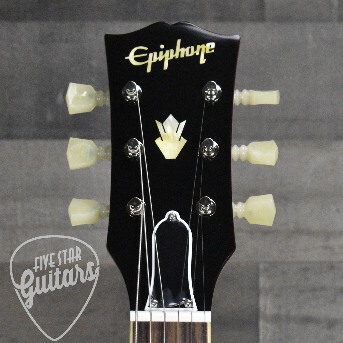 Epiphone 1962 ES-335 Reissue - Sixties Cherry - With Black Hard Shell Case