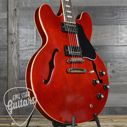 Epiphone 1962 ES-335 Reissue - Sixties Cherry - With Black Hard Shell Case