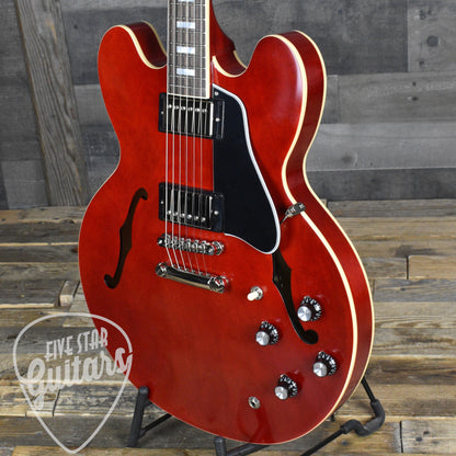 Epiphone 1962 ES-335 Reissue - Sixties Cherry - With Black Hard Shell Case