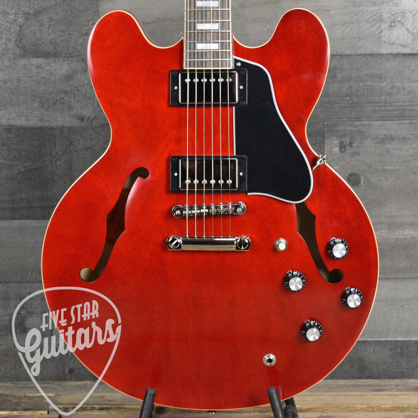 Epiphone 1962 ES-335 Reissue - Sixties Cherry - With Black Hard Shell Case